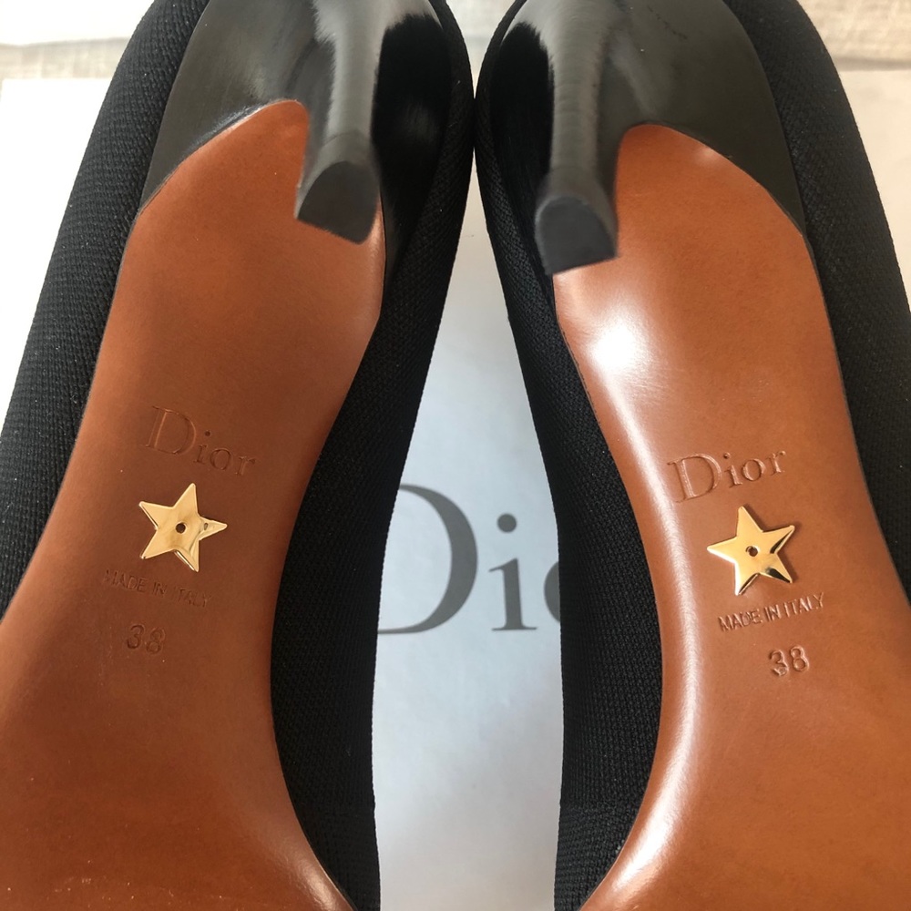 NWT Christian Dior Jacquard Knit Boots. Sz. 38 - Picture 4 of 6